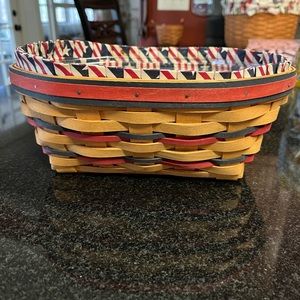 Longaberger All American Collection 1999 Blue Ribbon Bread Basket